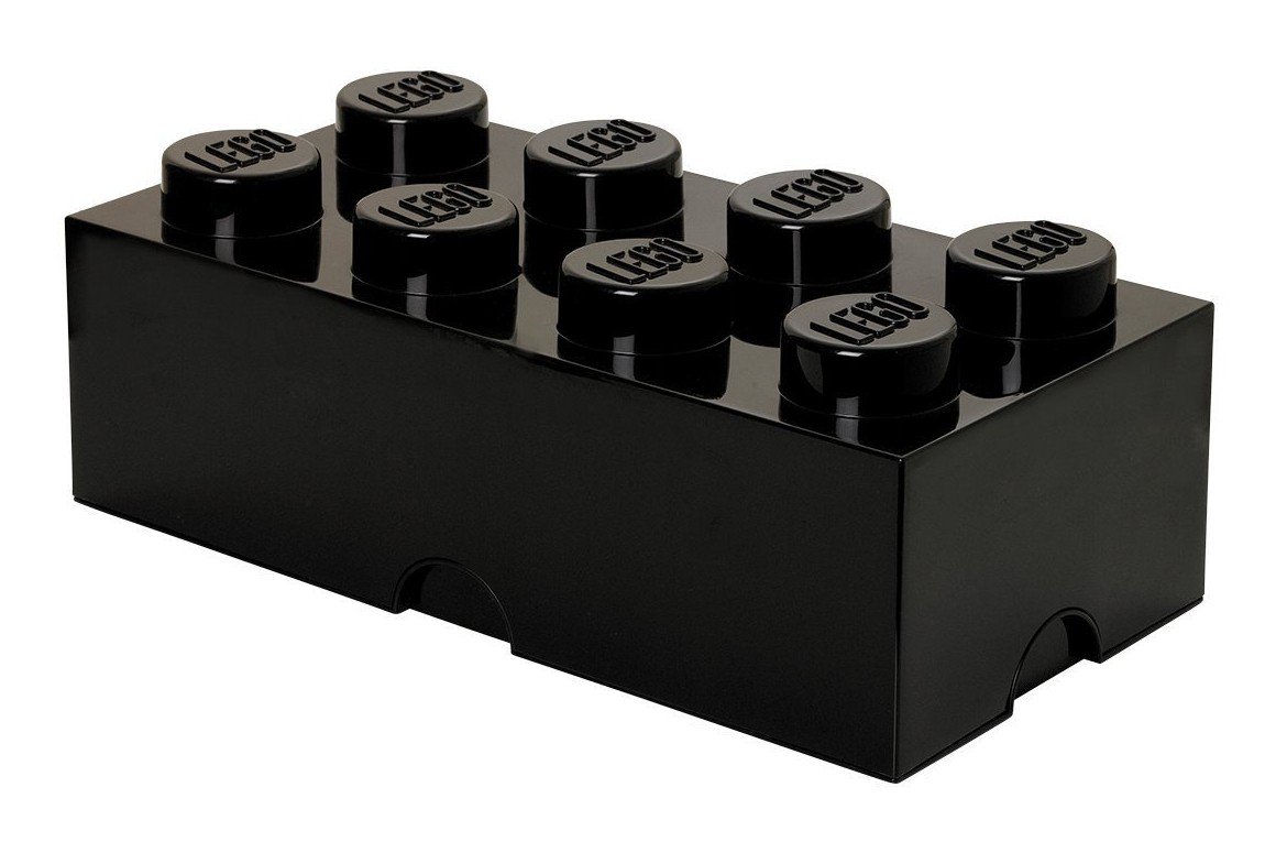 Pudełko na klocki Lego Storage Brick 8 czarny