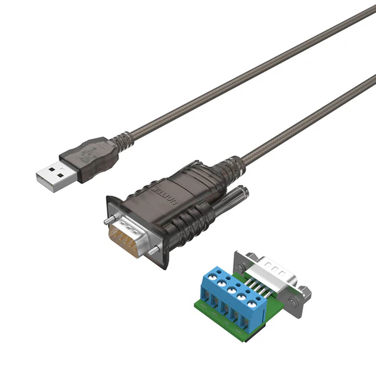 Unitek Konwerter/Adapter USB 2.0 do RS422/RS485 (DB9M) z chipsetem FTDI, 1,5m