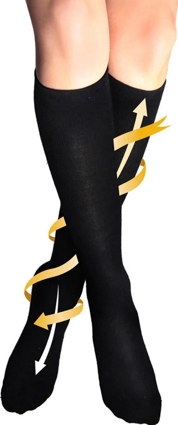 Skarpety (kompresyjne) Cabeau Kompresyjne roz. L | 43-50 | EU czarny