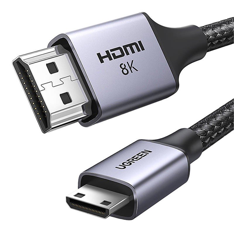 Ugreen HD163 Mini HDMI - HDMI 8K 1m czarny