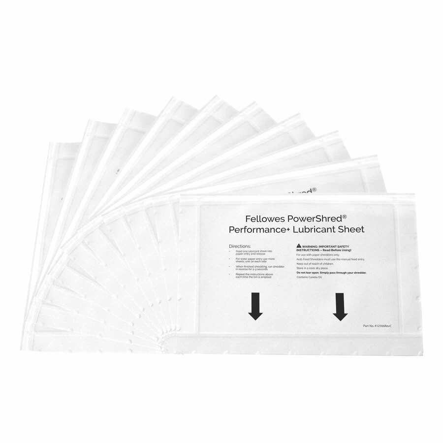 Fellowes arkusze olejowe do niszczarek 10 szt.