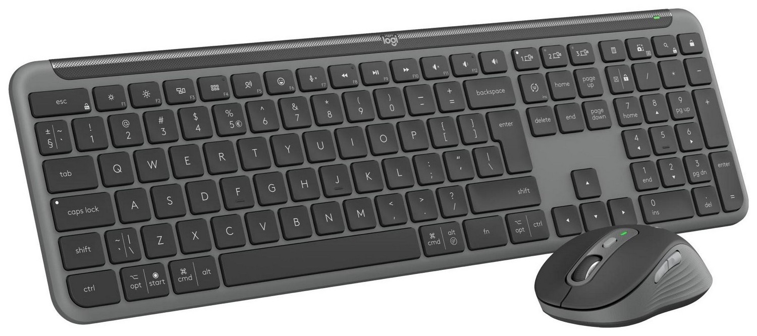 Logitech Signature Slim MK950 Grafitowy