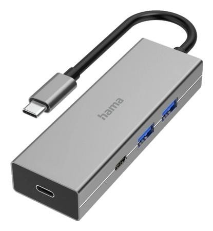 Hama Hub USB-C 2X USB-A, 2X USB-C, USB 3.2 GEN1 5Gbit/s