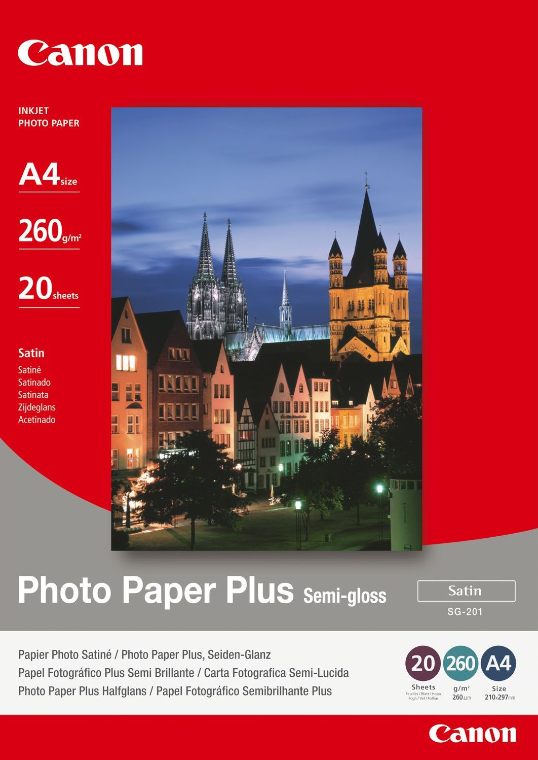 Canon Papier SG201 A4 20SH