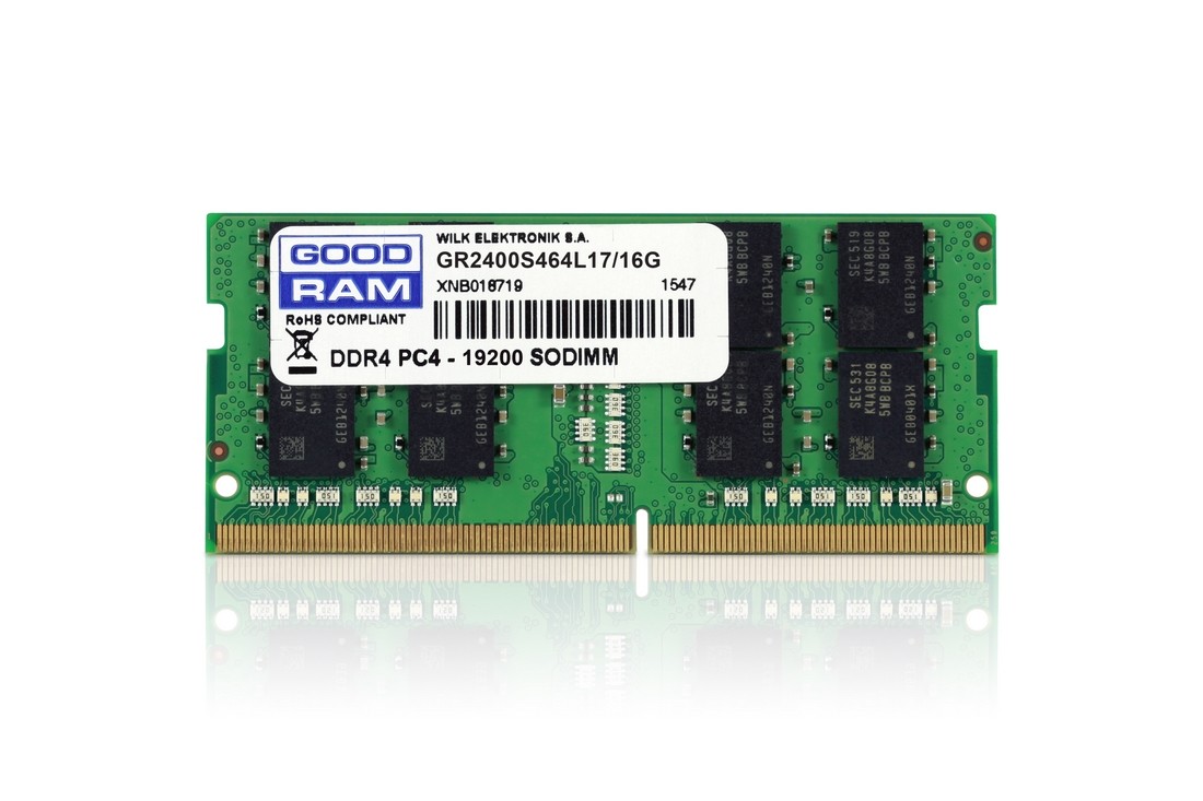 GOODRAM 16GB [1x16GB 2400MHz DDR4 CL17 SODIMM]
