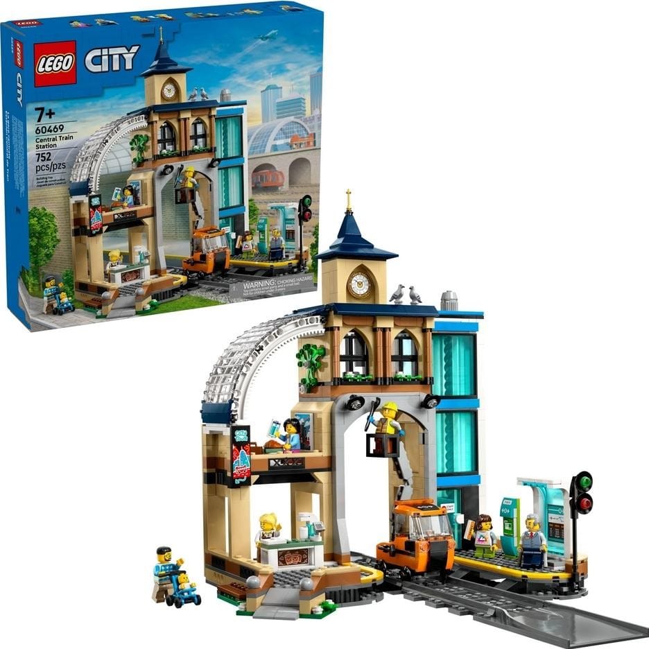 Klocki konstrukcyjne LEGO City 60469 Centralny Dworzec Kolejowy