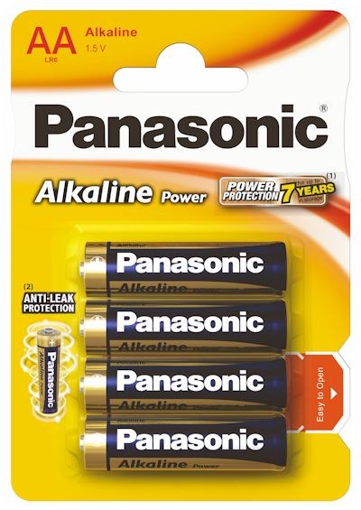 Panasonic Power Alkaline AA - 4 szt