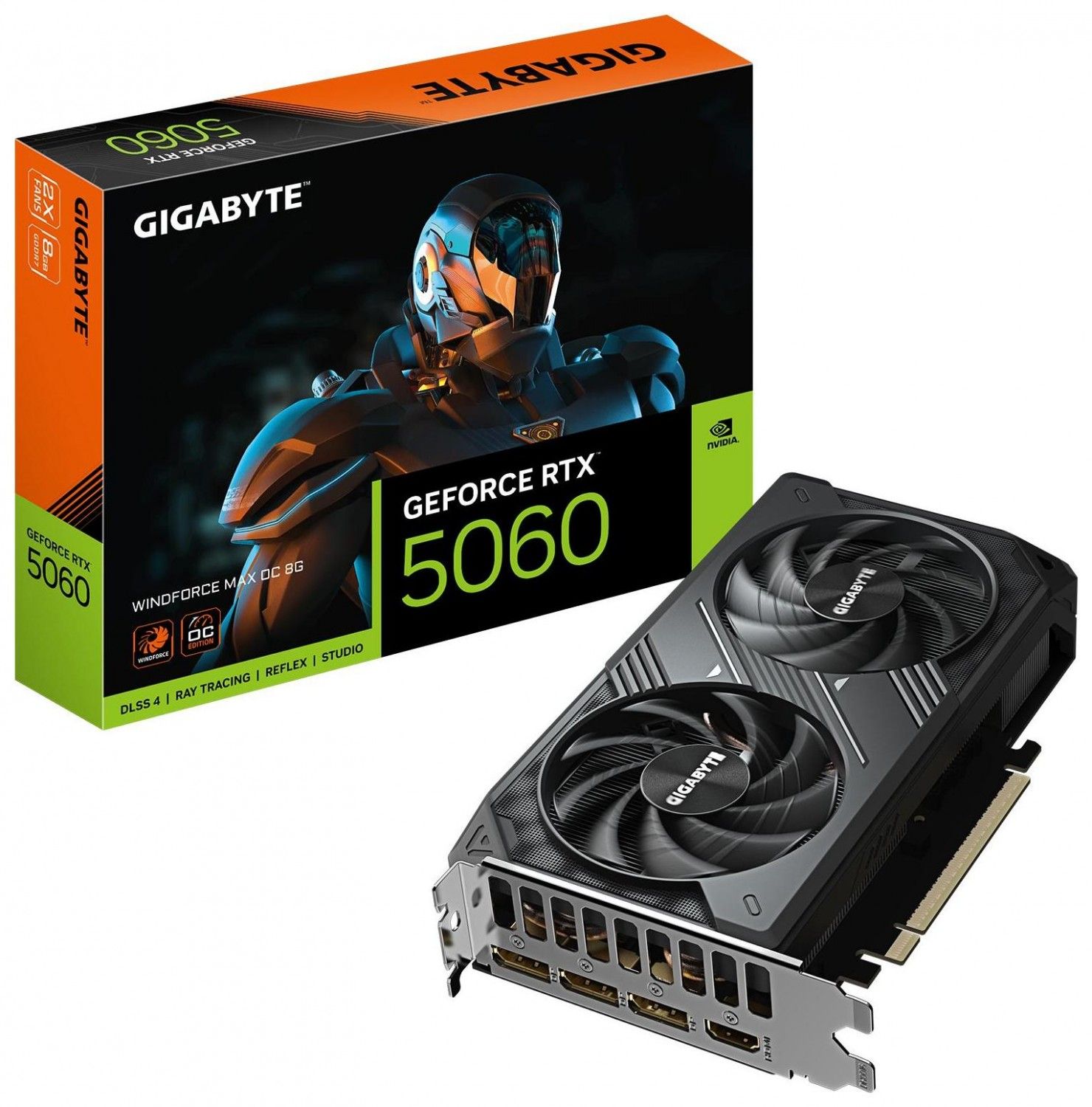 Gigabyte GeForce RTX 5060 WINDFORCE MAX OC 8GB DLSS 4