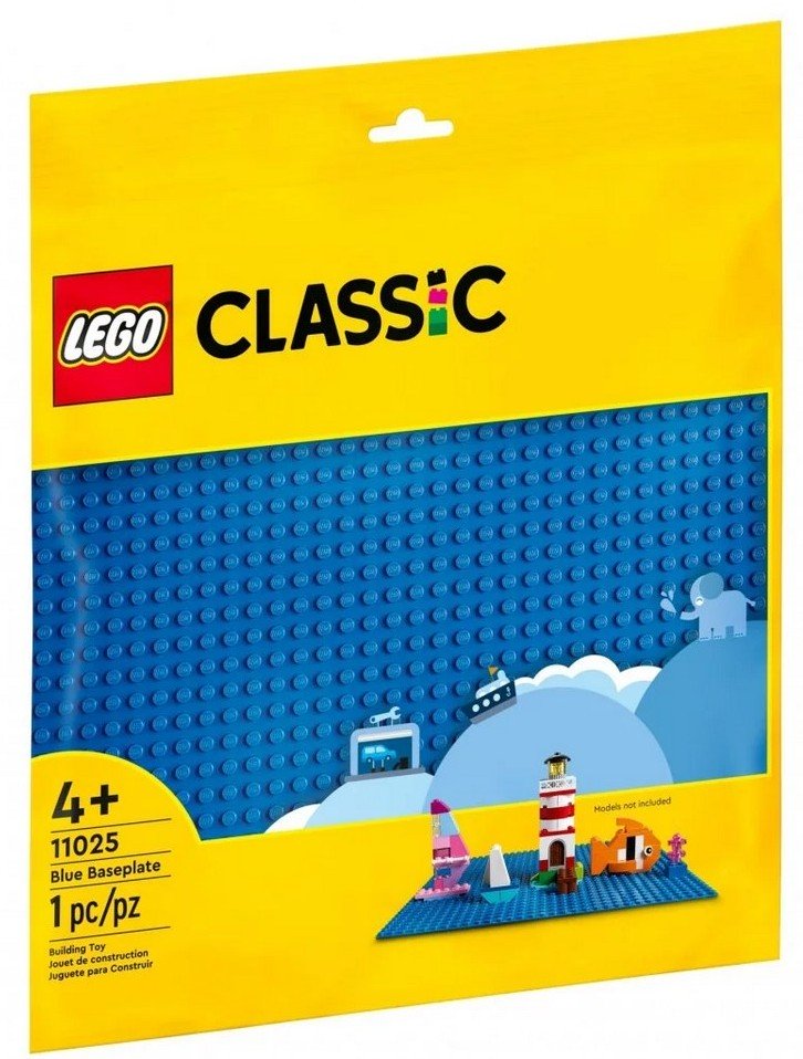 Klocki konstrukcyjne LEGO Classic 11025 Niebieska Płytka Konstrukcyjna
