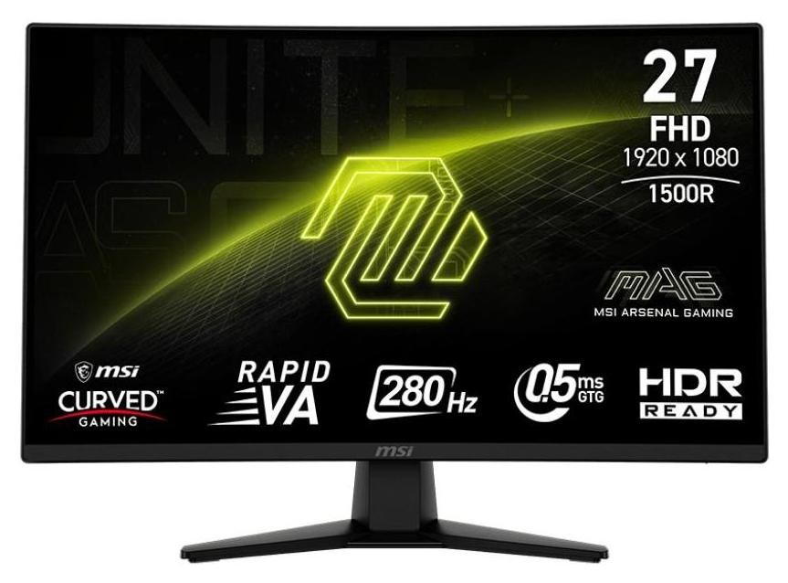 MSI MAG 274CXF - 280Hz | Full HD | 27'' | Rapid VA | 0,5ms