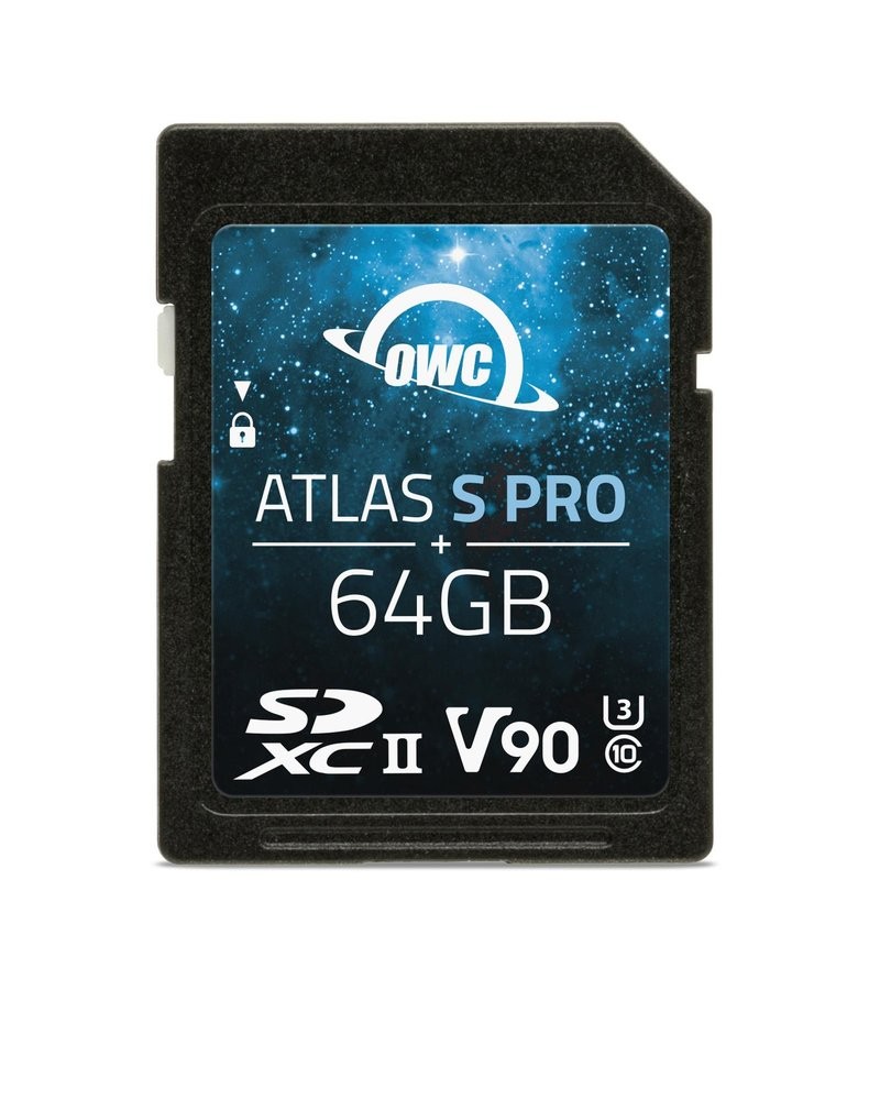OWC SDXC Atlas S Pro 64GB UHS-II V90 290/276 MB/s