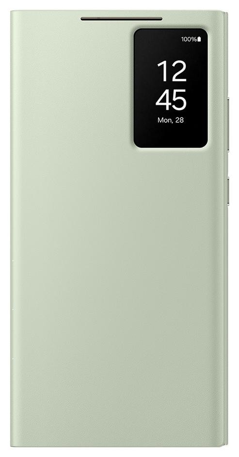 Etui z klapką Samsung Smart View Wallet Case do S24 Ultra light green