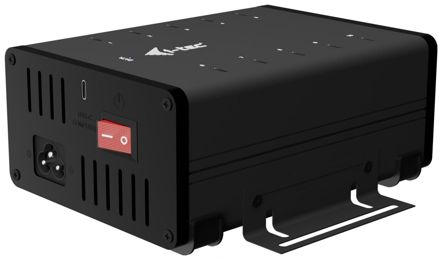 i-tec USB-C/USB-A Metal Charging + Data Hub 15W/10x USB-C