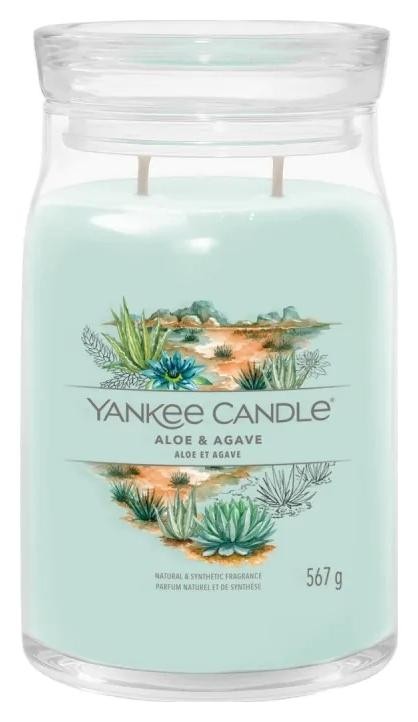 Świeczka duża Yankee Candle Signature Aloe & Agave Świeca Duża 567g