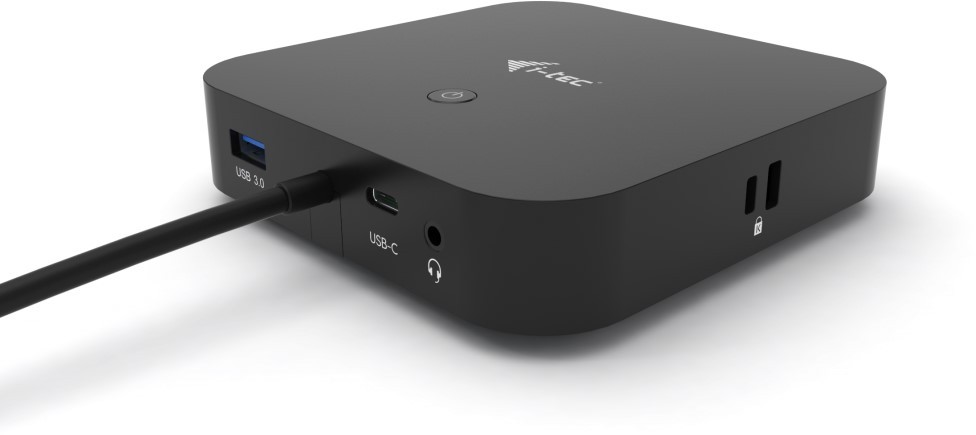i-tec USB-C Dual Display Docking Station 2x DP LAN AUDIO Power Delivery 100 W + i-tec Universal Charger 100 W