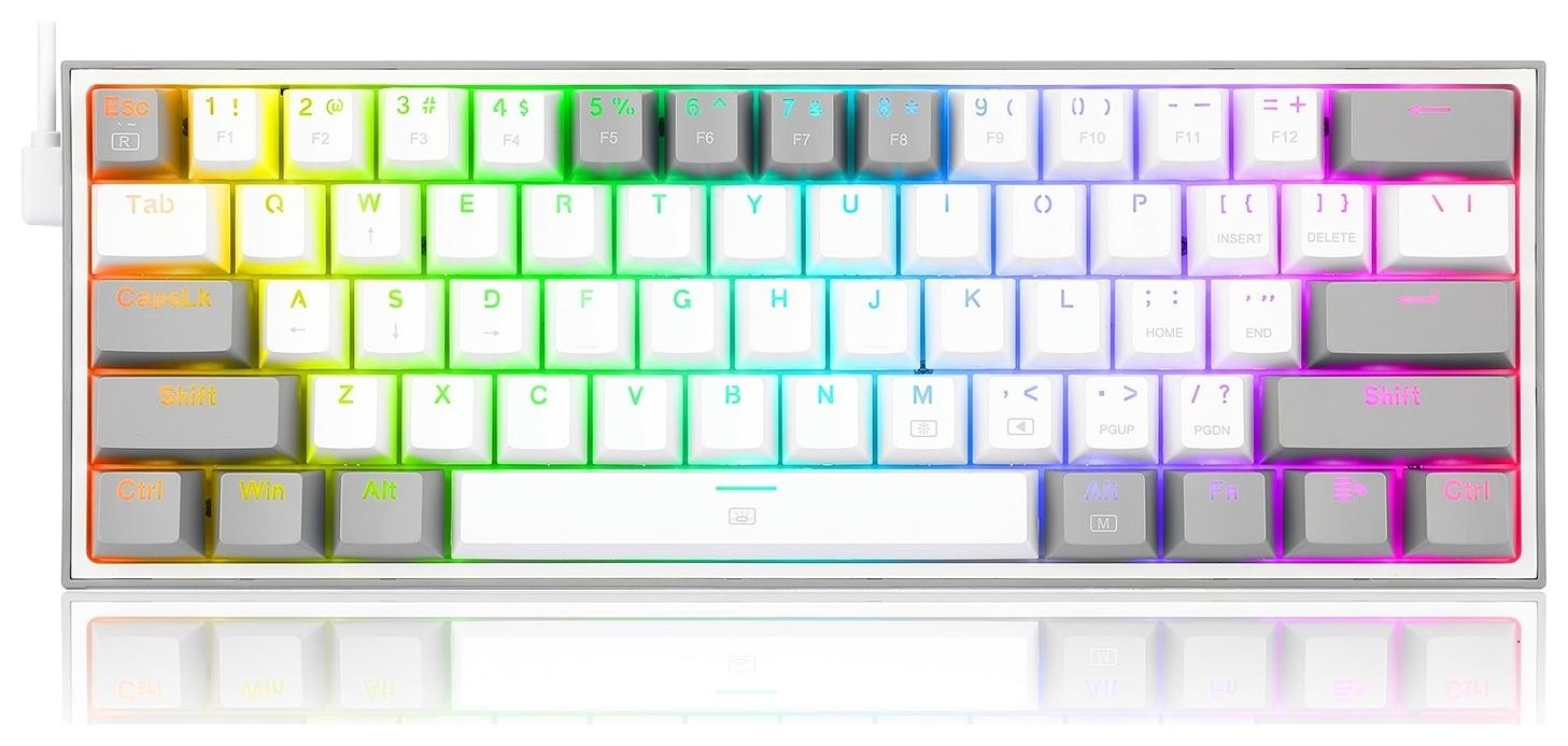 Redragon K617 Fizz RGB white/grey