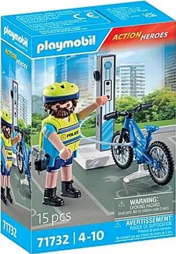 Klocki konstrukcyjne Playmobil Action Heroes 71732 Rowerowy Patrol Policji