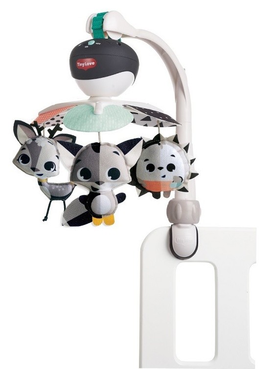 Karuzela Tiny Love Karuzela podróżna - Magiczna Kraina - czarno-biała