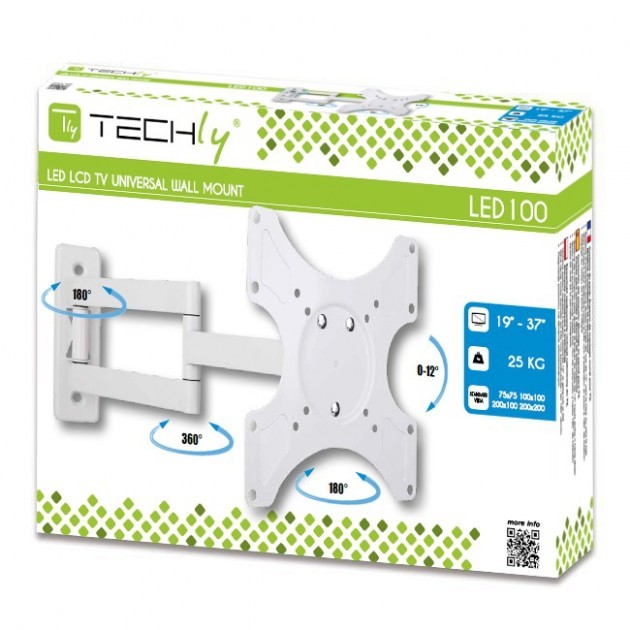 Techly Uchwyt ścienny LCD (23820) 37''