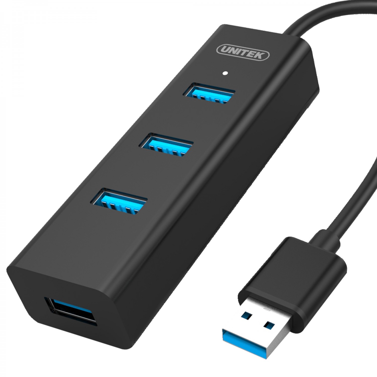 Aktywny Unitek Hub 4-porty USB 3.0 czarny