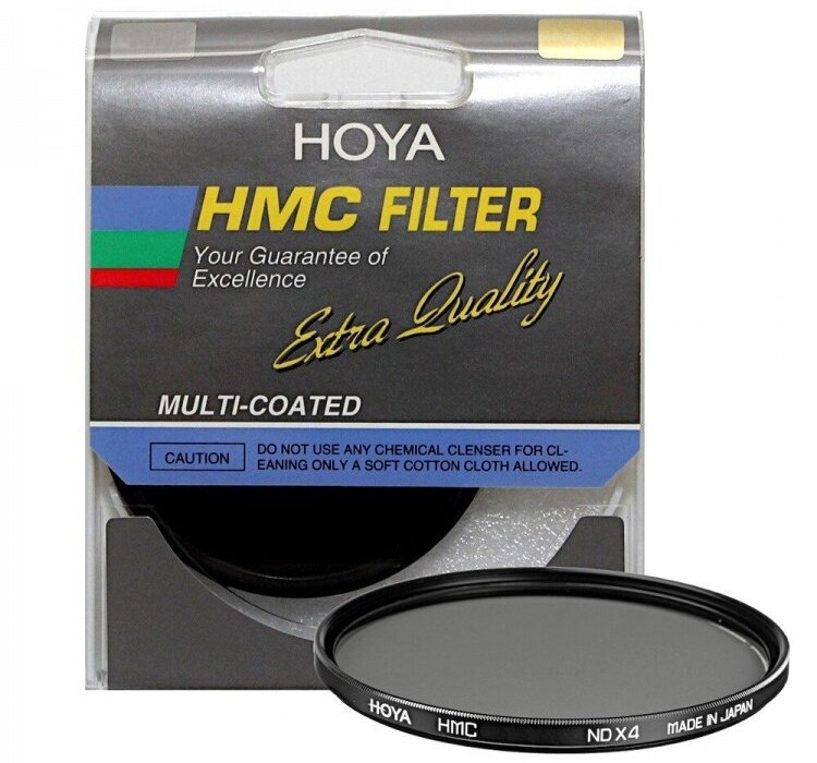 Hoya ND4 HMC IN SQ,CASE 58 MM
