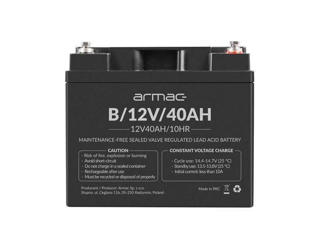 Armac akumulator VRLA AGM 12V/40Ah uniwersalny