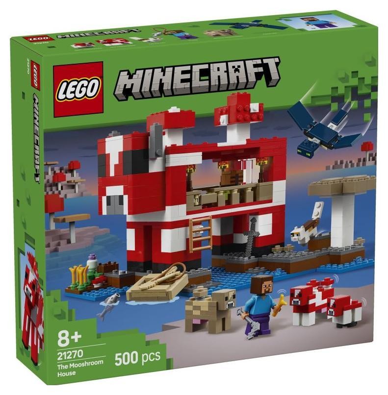 Klocki konstrukcyjne LEGO Minecraft 21270 Dom grzybowej krowy