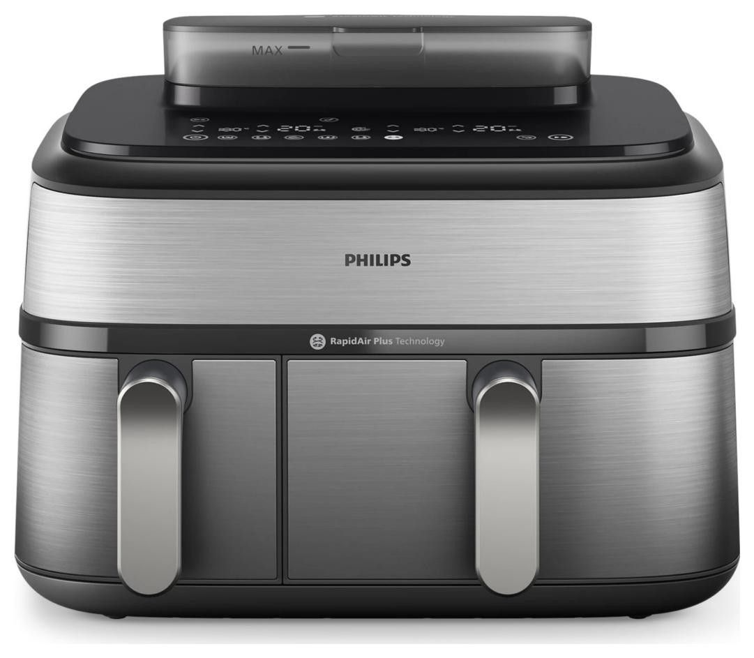 Beztłuszczowa Philips 5000 NA555/00 Dual 9 l srebrny