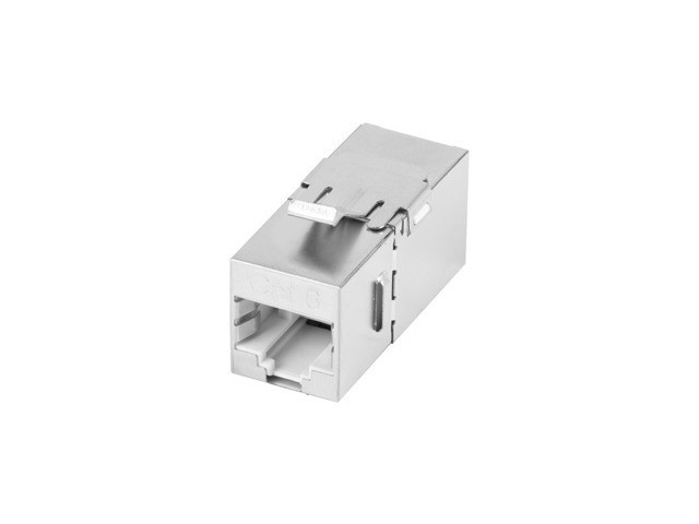 Lanberg łącznik Keystone gniazdo RJ45 - RJ45 kat.6 FTP 90 złączka sieciowa