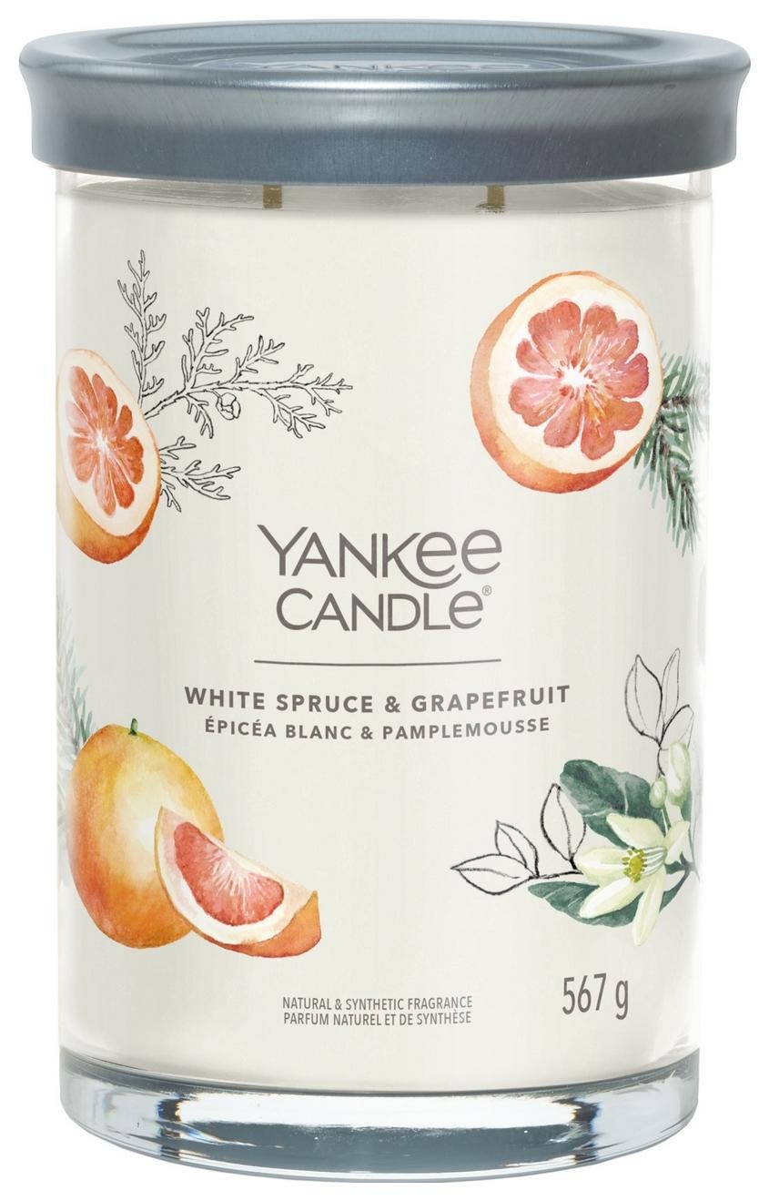 Tumbler duży Yankee Candle Signature White Spruce & Grapefruit Tumbler 567g