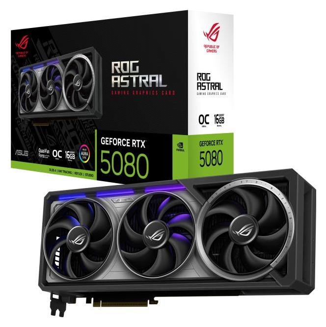 ASUS GeForce RTX 5080 ROG ASTRAL OC 16GB DLSS 4