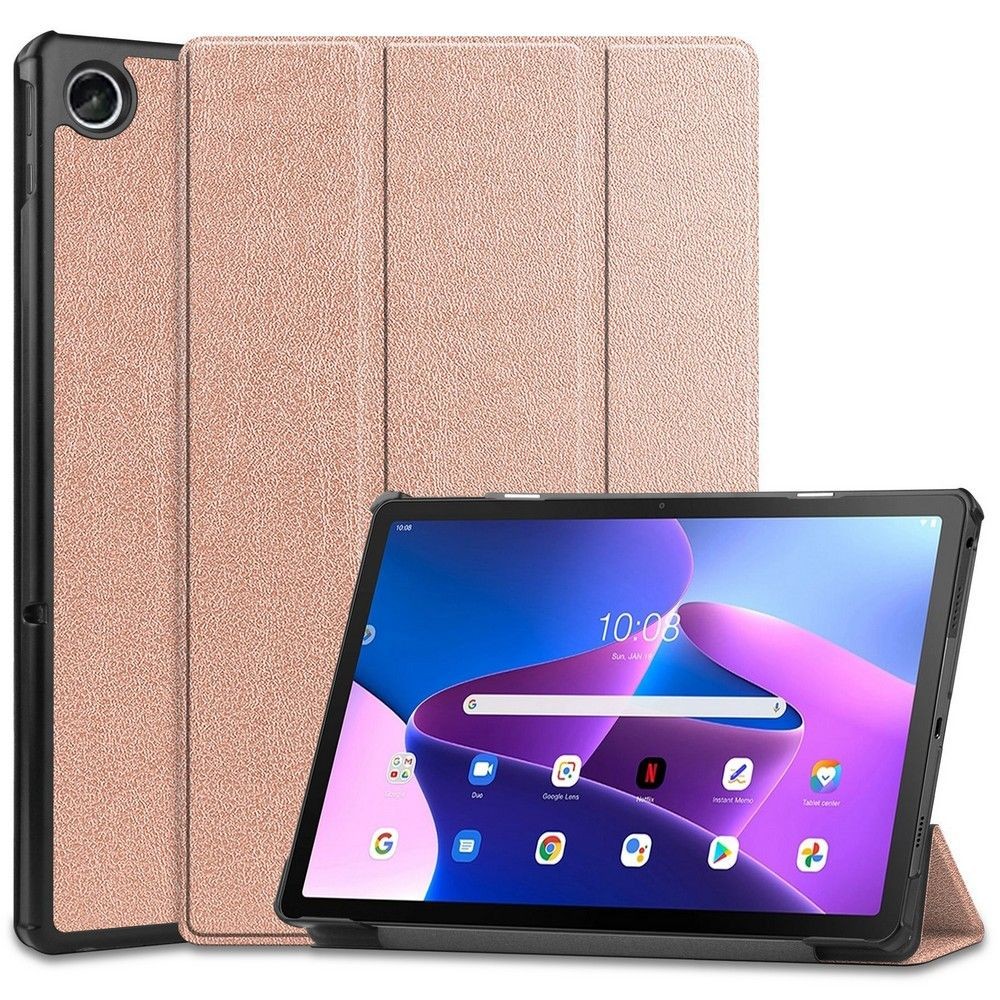 Etui z klapką Tech-Protect Smartcase Lenovo Tab M10 Plus 10.6 3RD GEN rose gold