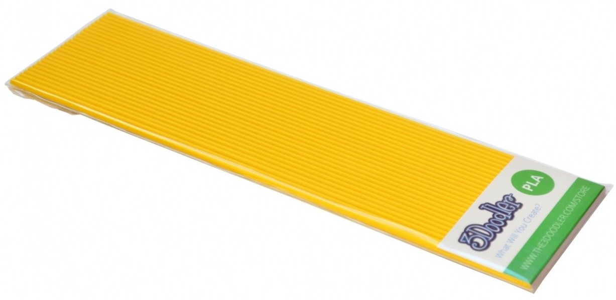 Pla 3Doodler do długopisów Create i PRO | PLA | 3mm | 25 szt. Rubber Ducky Yellow