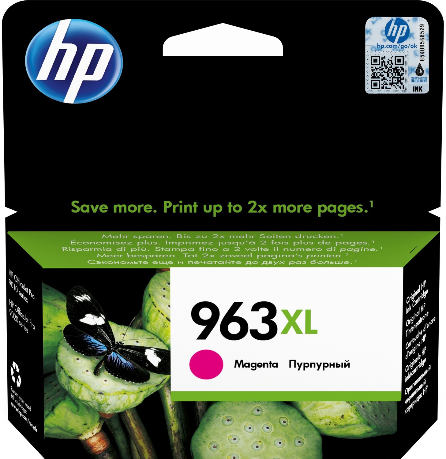 Oryginał HP 963XL purpurowy Instant Ink