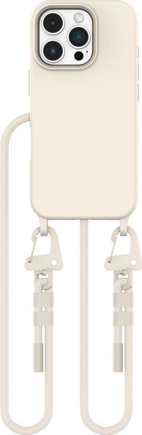 Etui typu plecki Tech-Protect Magnecklace MagSafe do iPhone 16 Pro beżowy
