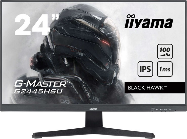 iiyama G-Master G2445HSU-B2 Black Hawk - 100Hz | Full HD | 23,8'' | IPS | 1ms
