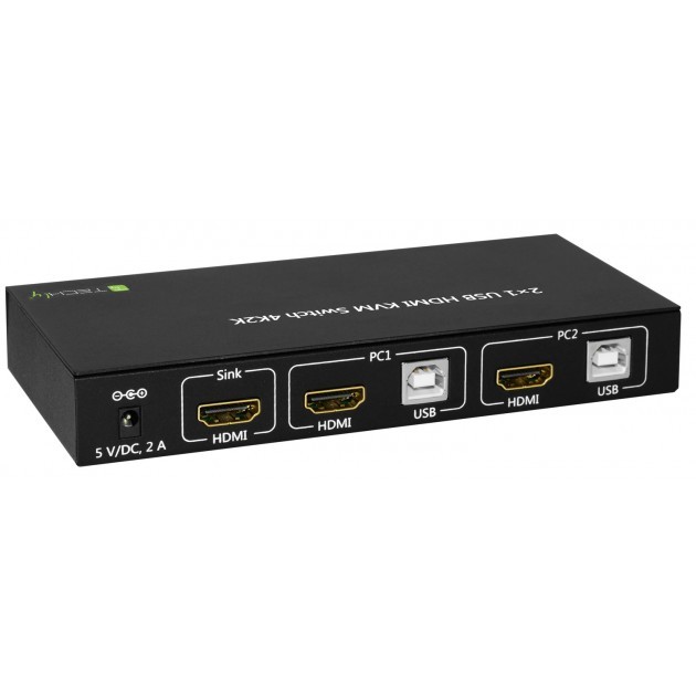 Techly Przełącznik KVM 2/1 HDMI
