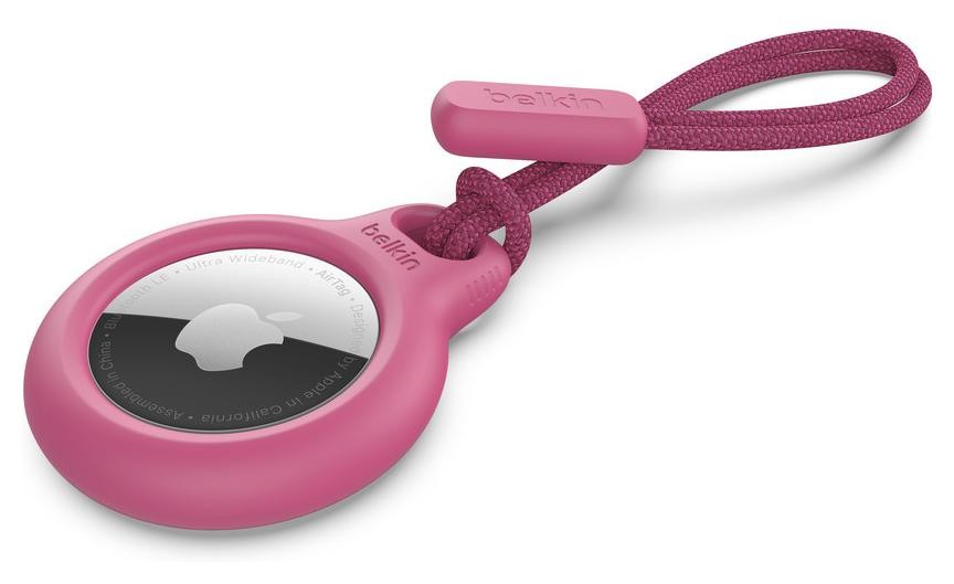 Belkin AirTag z paskiem różowy
