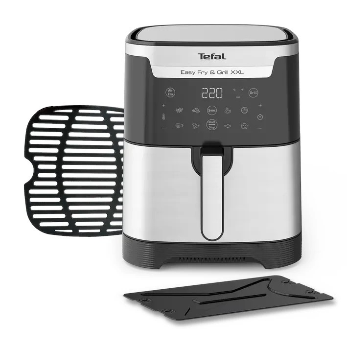 Beztłuszczowa Tefal Easy Fry&Grill XXL EY801D15 srebrny