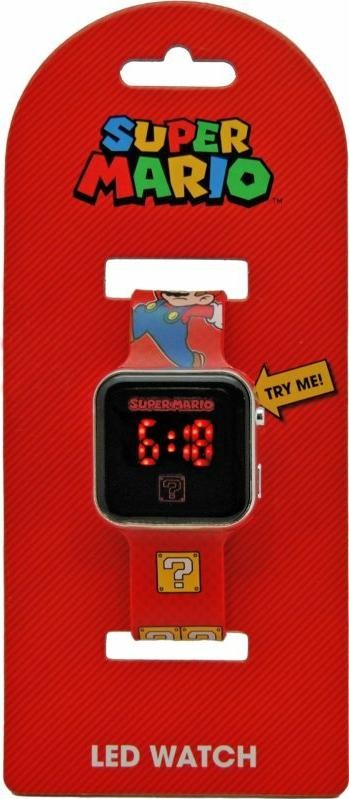 Super Mario Zegarek LED z kalendarzem GSM4107