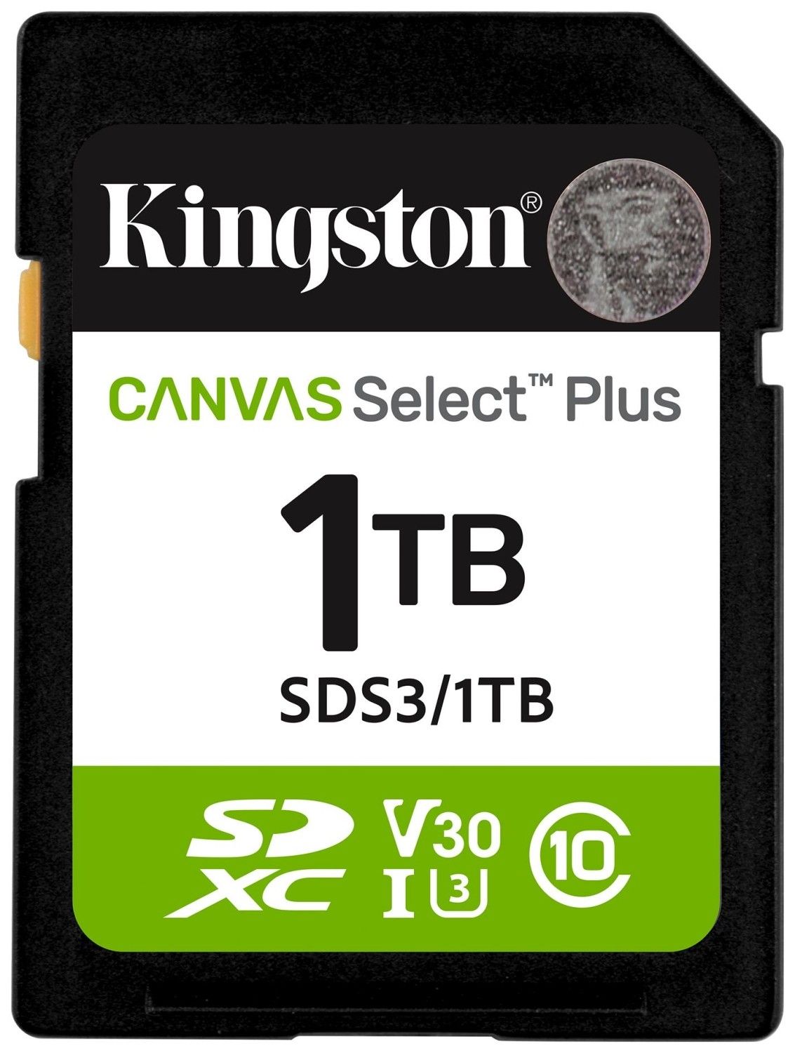 Kingston SDXC Canvas Select Plus Gen3 1TB 150R Class 10 UHS-I