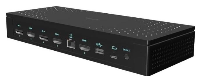 i-tec Universal 5x 4K/60Hz Display Docking Station 2xDP 3xHDMI LAN 2,5Gbps Audio 2x USB-C Power Delivery 100W