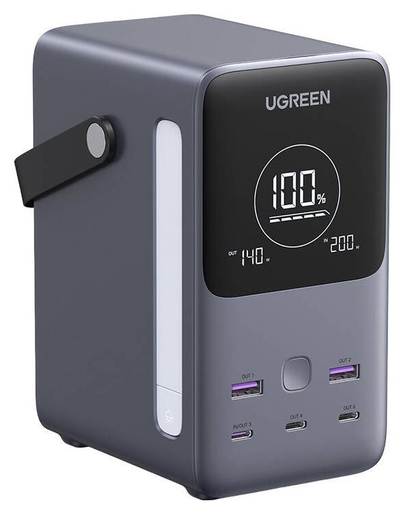 Ugreen PB770 48000 mAh 2x USB + 4x USB-C 300W szary