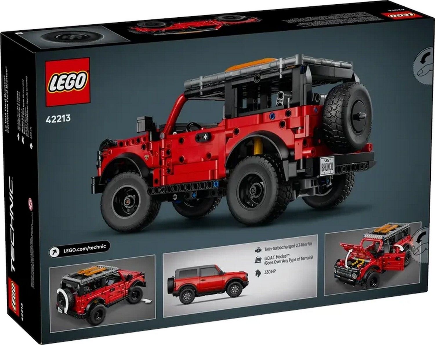 Klocki konstrukcyjne LEGO Technic 42213 Suv Ford Bronco