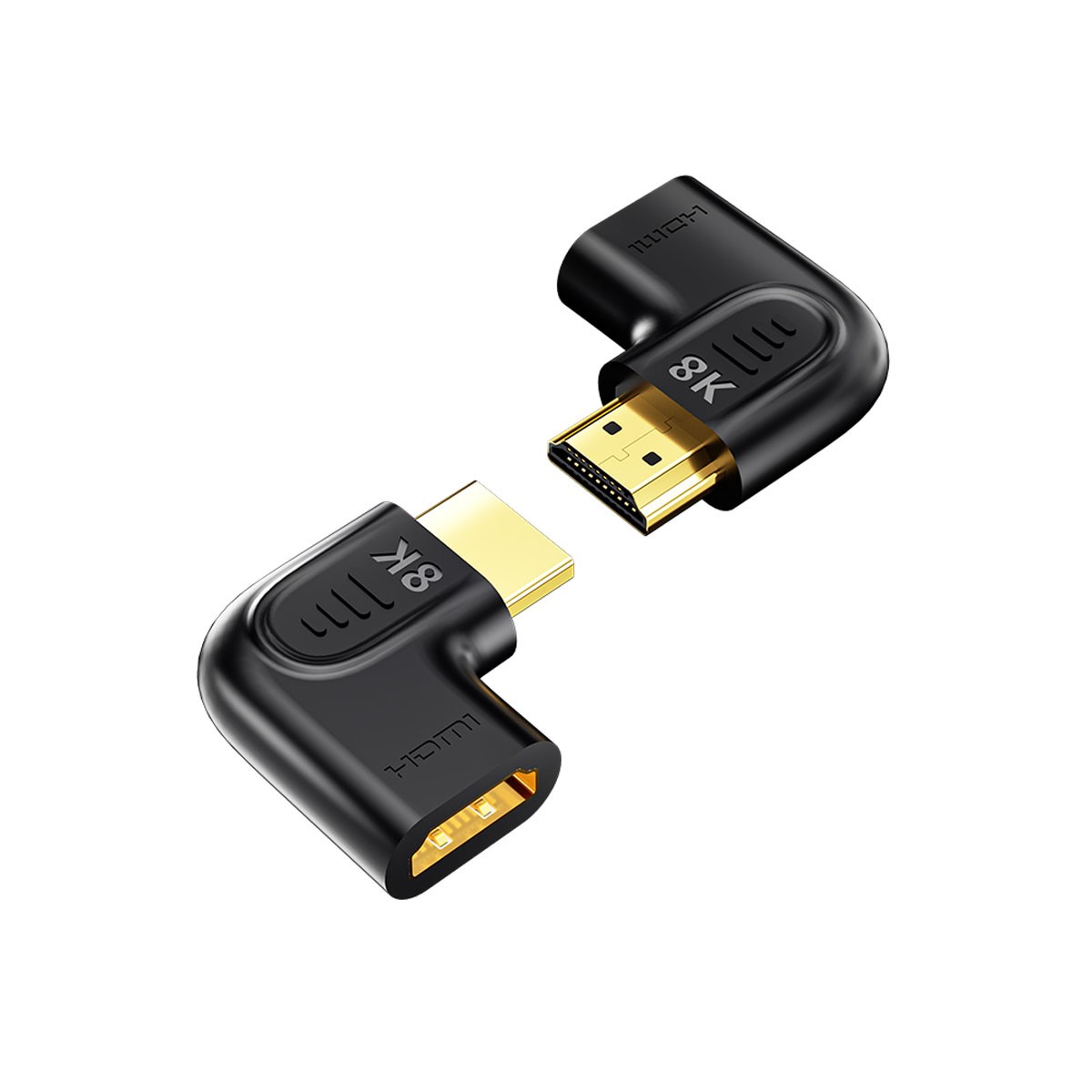 Unitek Adapter kątowy płaski 8K HDMI 90 i 270 stopni