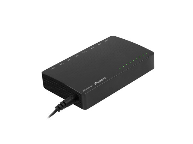 Lanberg switch 8x 100Gb/s niezarządzalny 12V