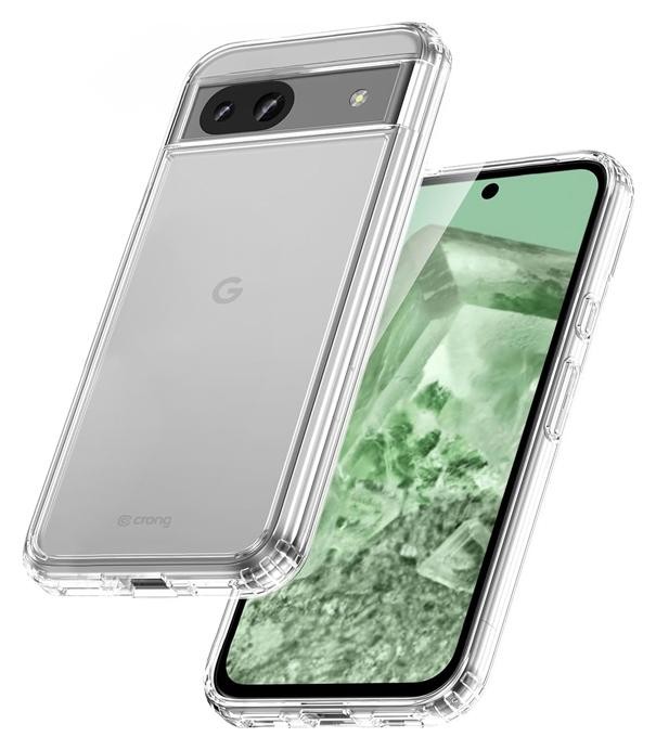 Etui typu plecki Crong Crystal Shield Cover - Etui Google Pixel 8A (przezroczysty)