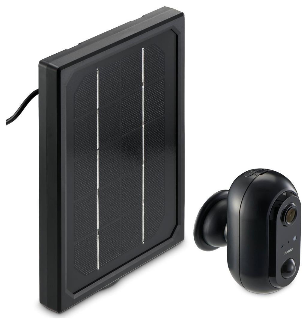Naścienna Hama 176648 z noktowizorem oraz panelem słonecznym, 1080p