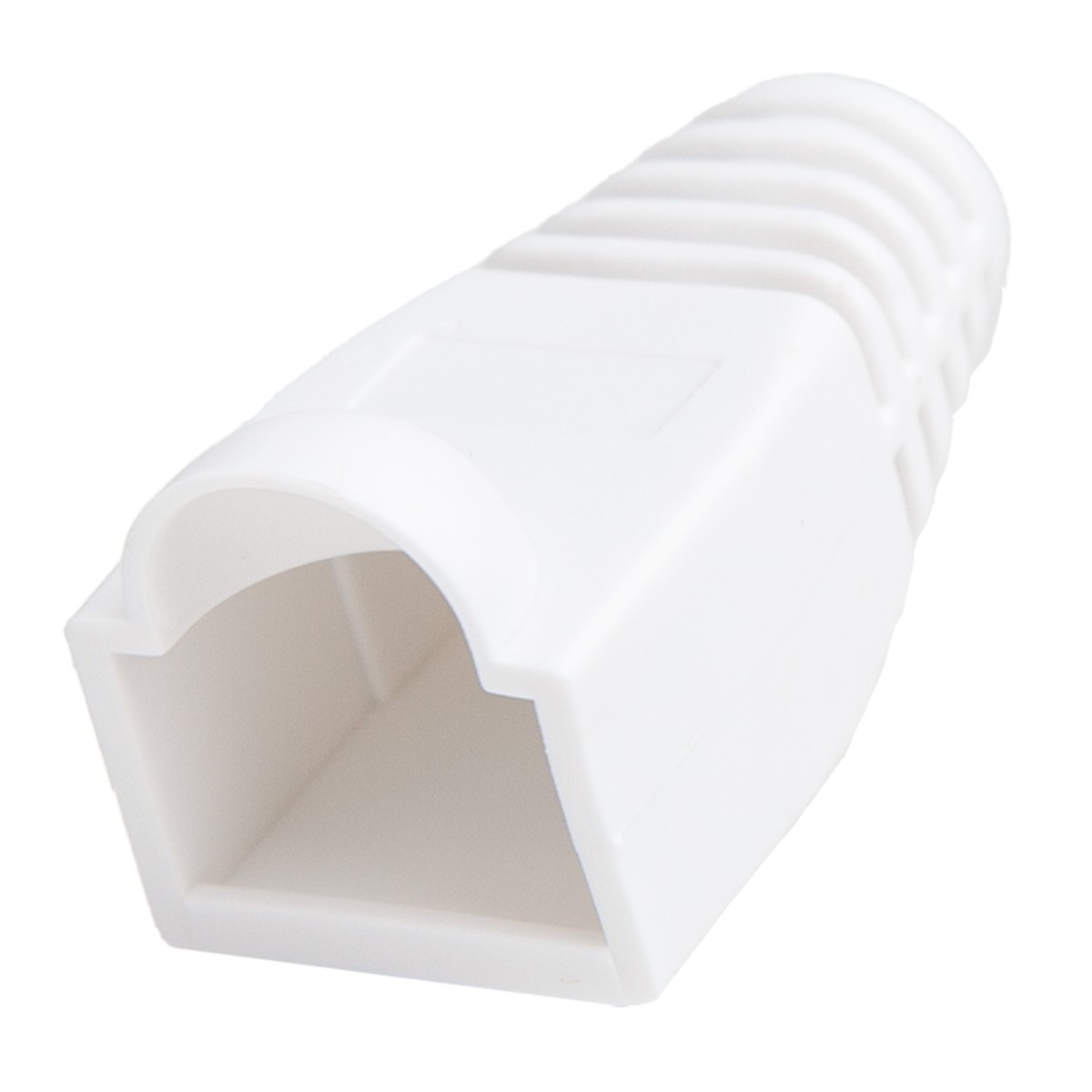 Unitek osłona wtyku RJ45, 6 mm, 100 szt. biała