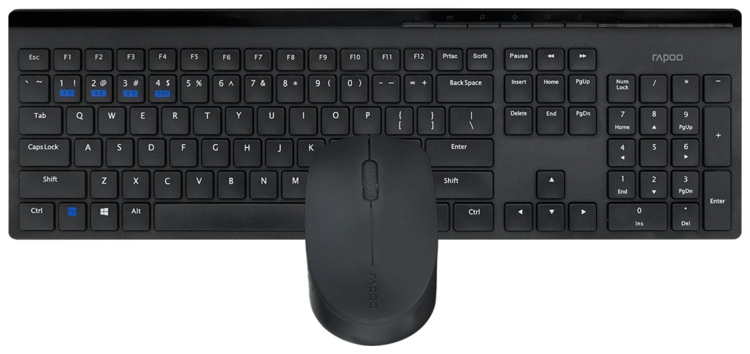 Rapoo 8110M multi-mode czarny